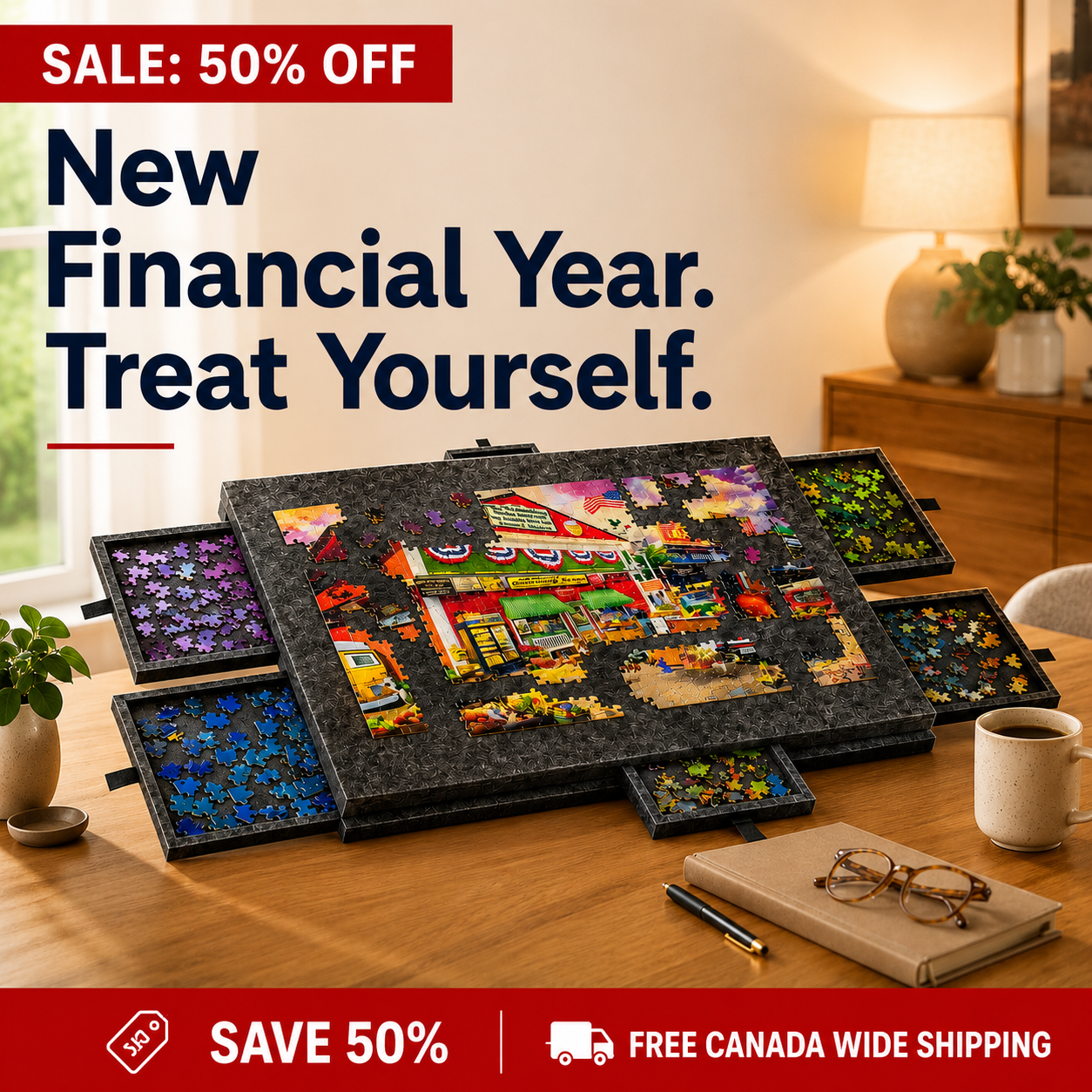 Puzzle & More Facebook ad: The Puzzle Upgrade Canadians Over 60 Love
