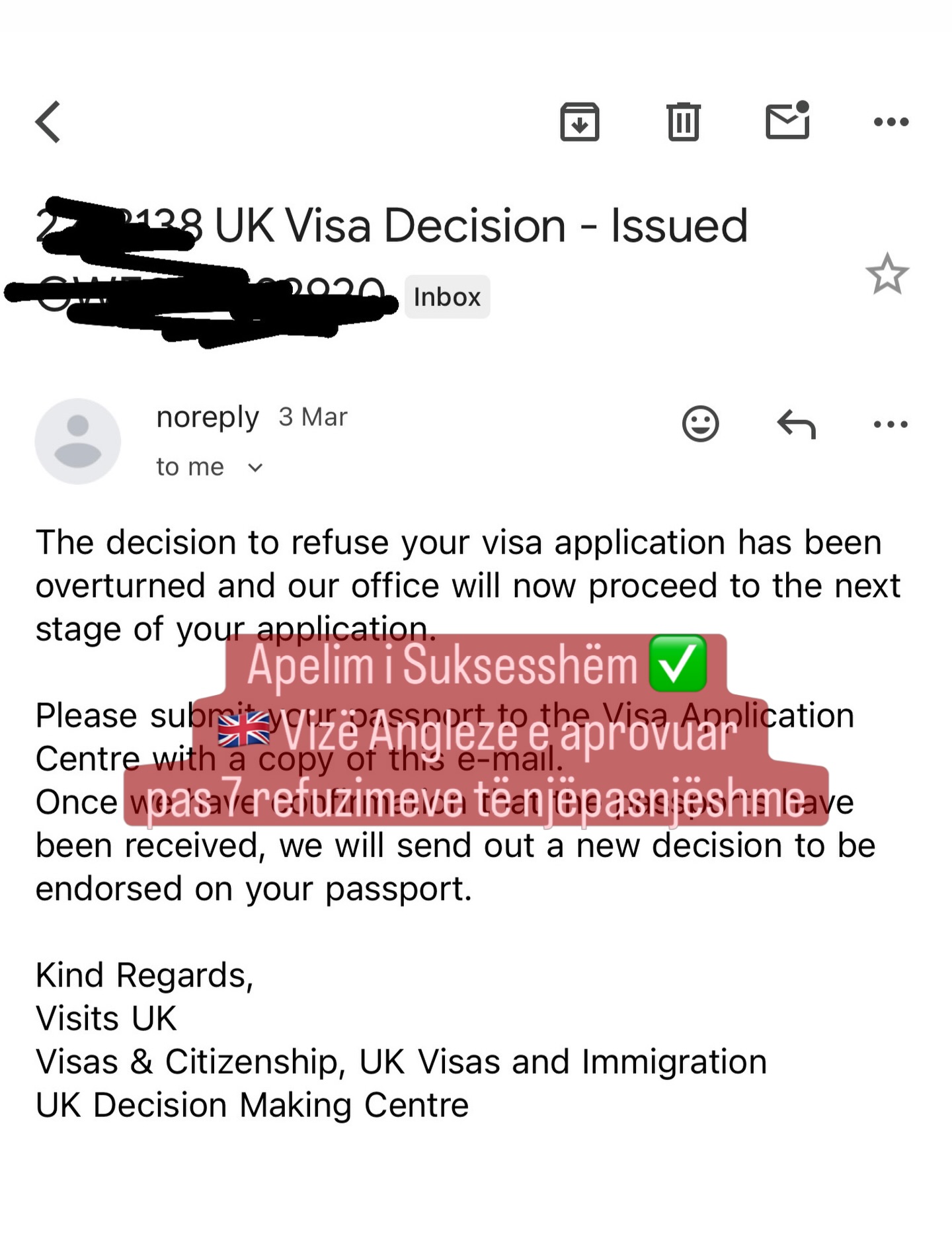 VIP Visa Consulting Facebook ad