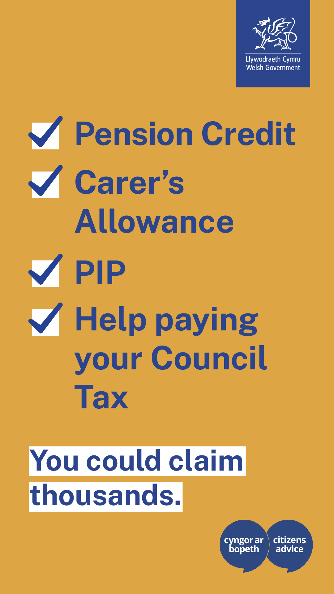Here to Help Wales Facebook ad from Dec 15, 2025