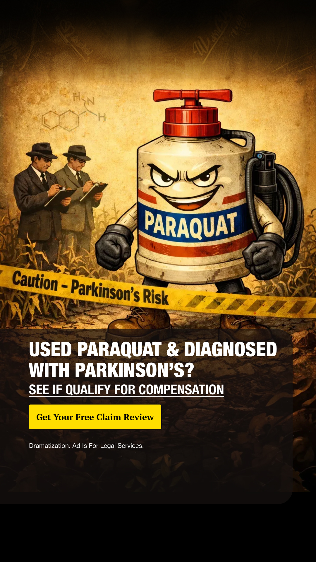 Paraquat Herbicide Lawsuit Claims Facebook ad from Feb 25, 2026