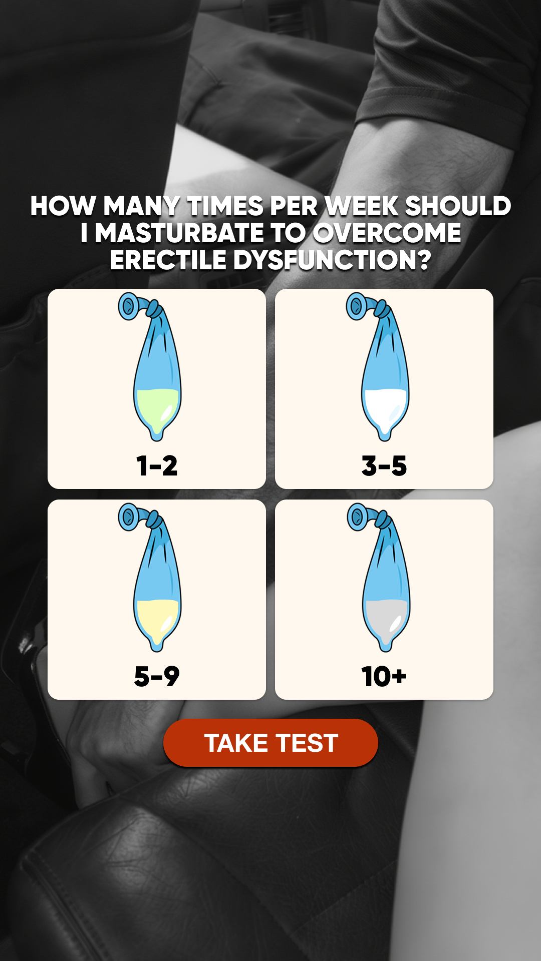 Arnold from Relatio Facebook ad: 45% of men experience PE.