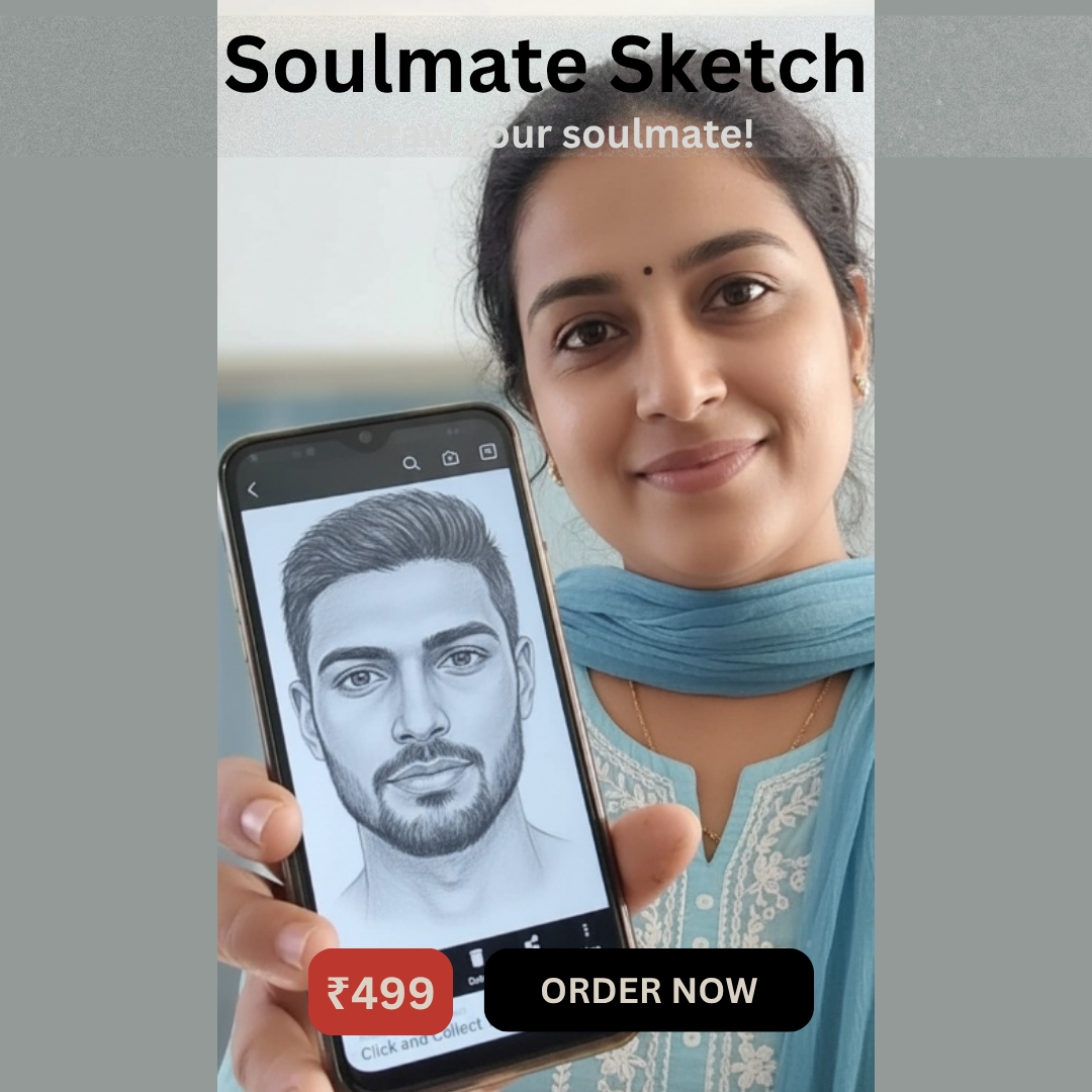 TheAstroamit Facebook ad: Your Own Personalised Soulmate Sketch + Psychic Reading