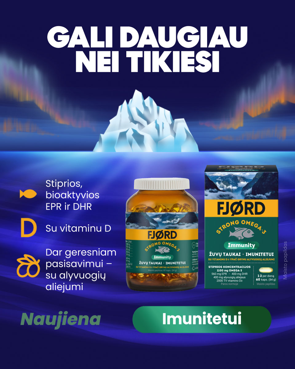 FJØRD žuvų taukai Facebook ad