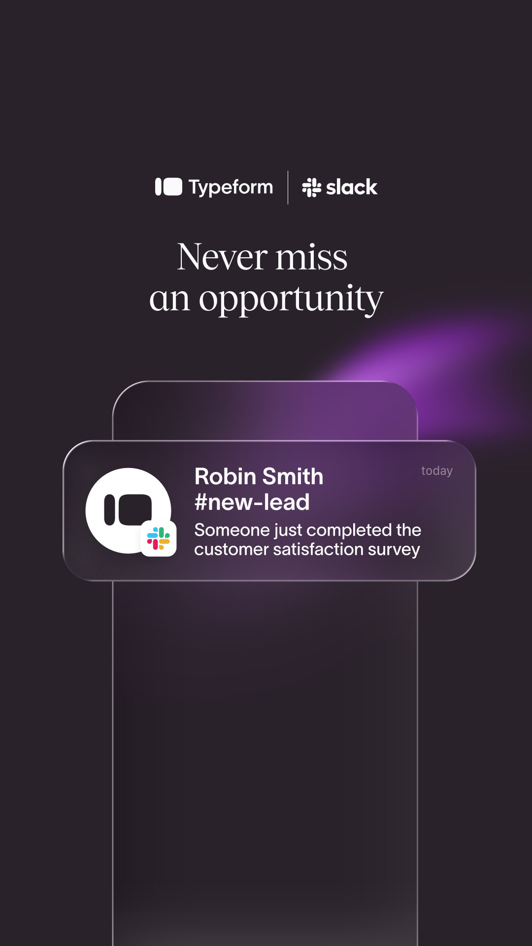 Typeform Facebook ad