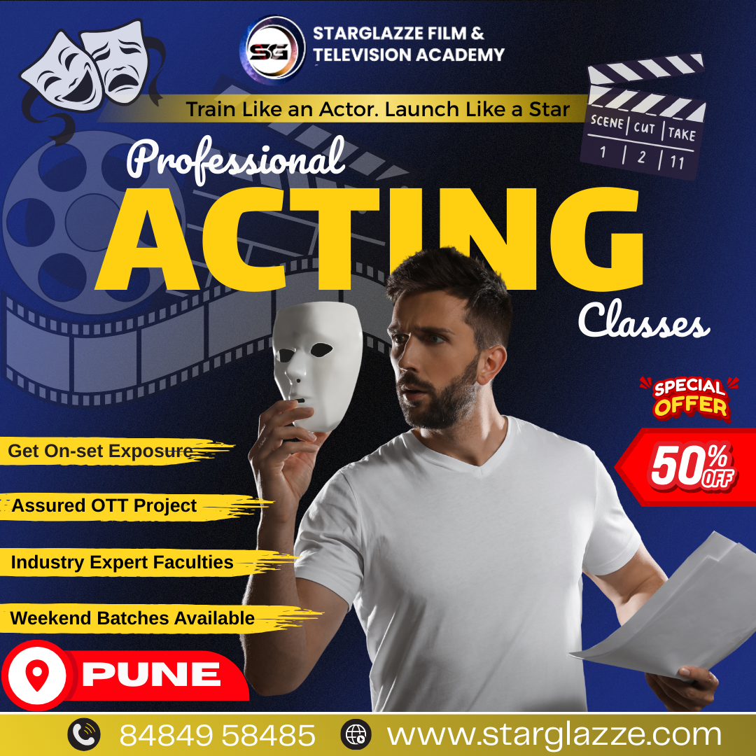 Starglazze Film and Television Academy Pvt limited Facebook ad: Become a Professional Actor