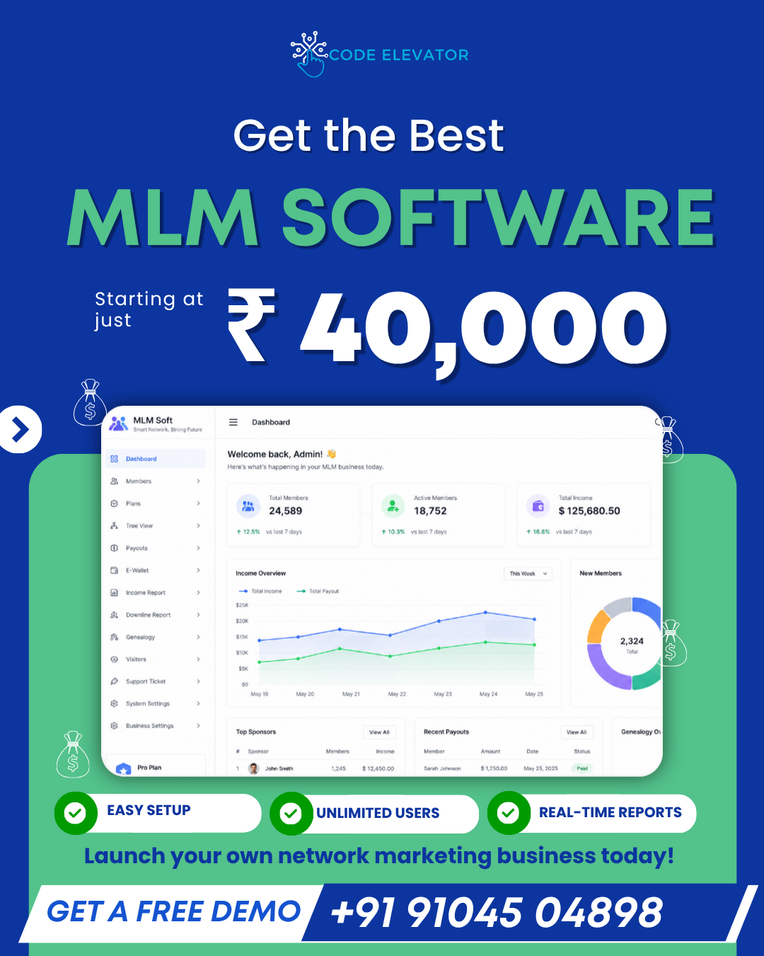 Code Elevator Facebook ad from May 15, 2026