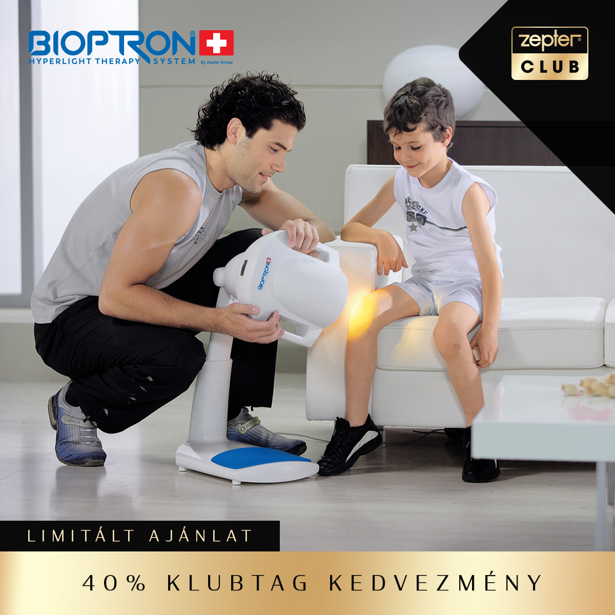 Zepter Magyarország Facebook ad: Különleges Bioptron kedvezmény