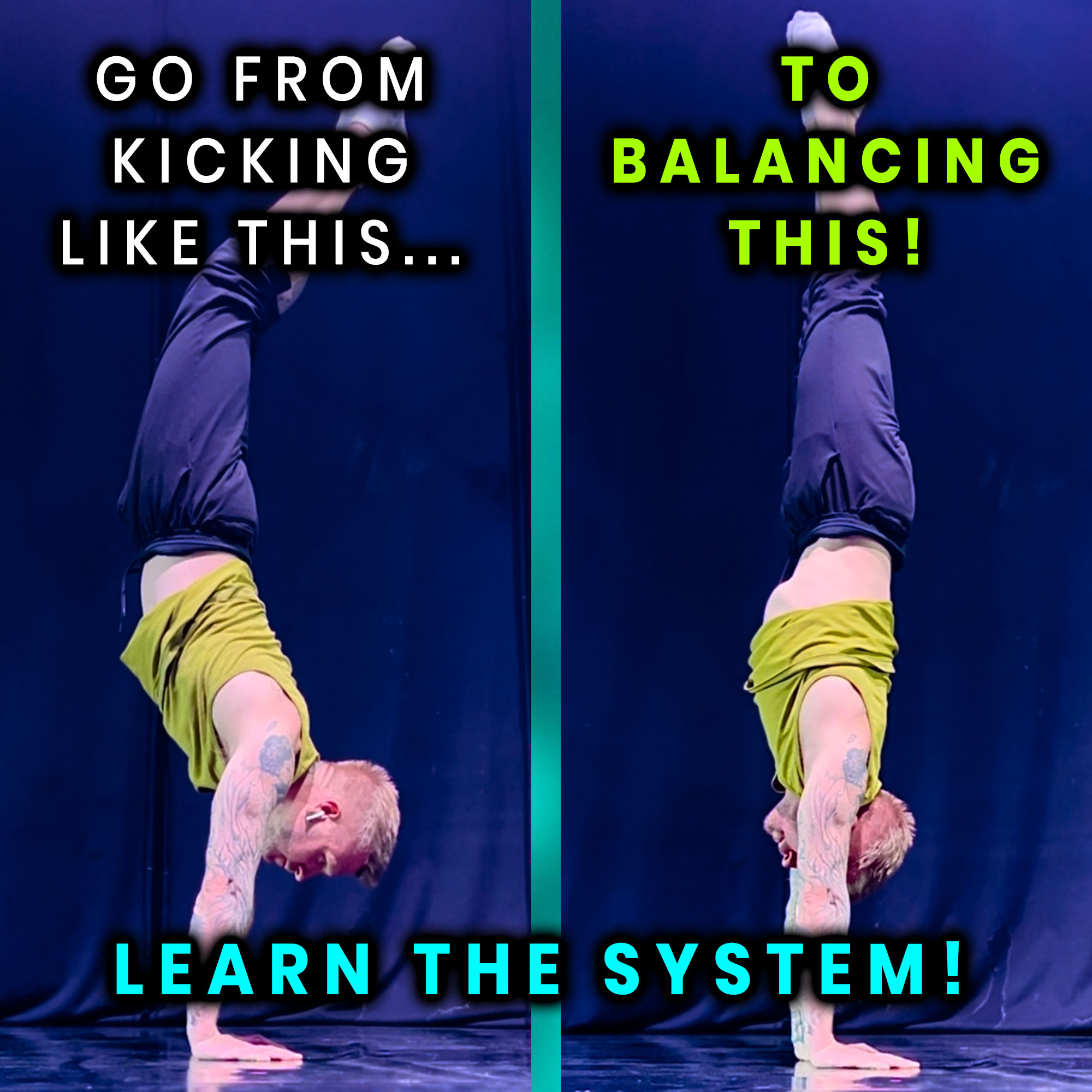 Kyle Weiger Handstand Coach Facebook ad: Finally Get Consistent Handstands!