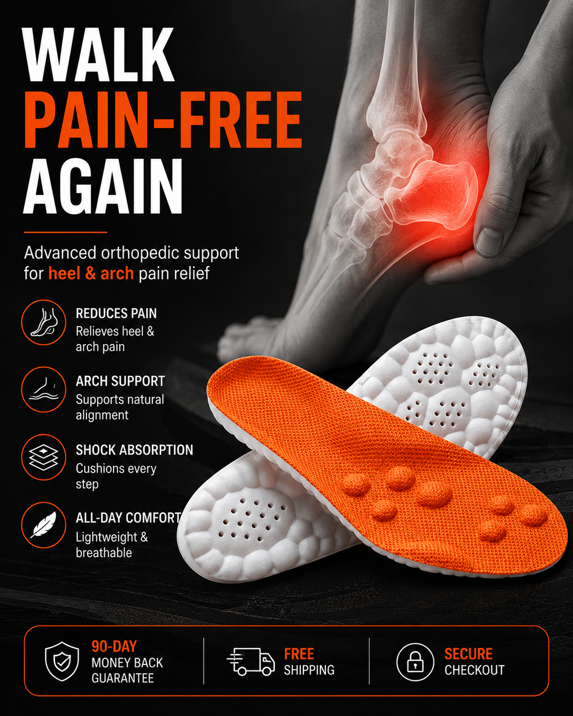 AltriveCo Facebook ad: Walk Pain-Free Again
