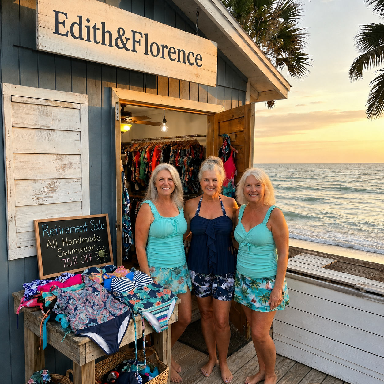 Edith&Florence Facebook ad: Sale ends Tonight