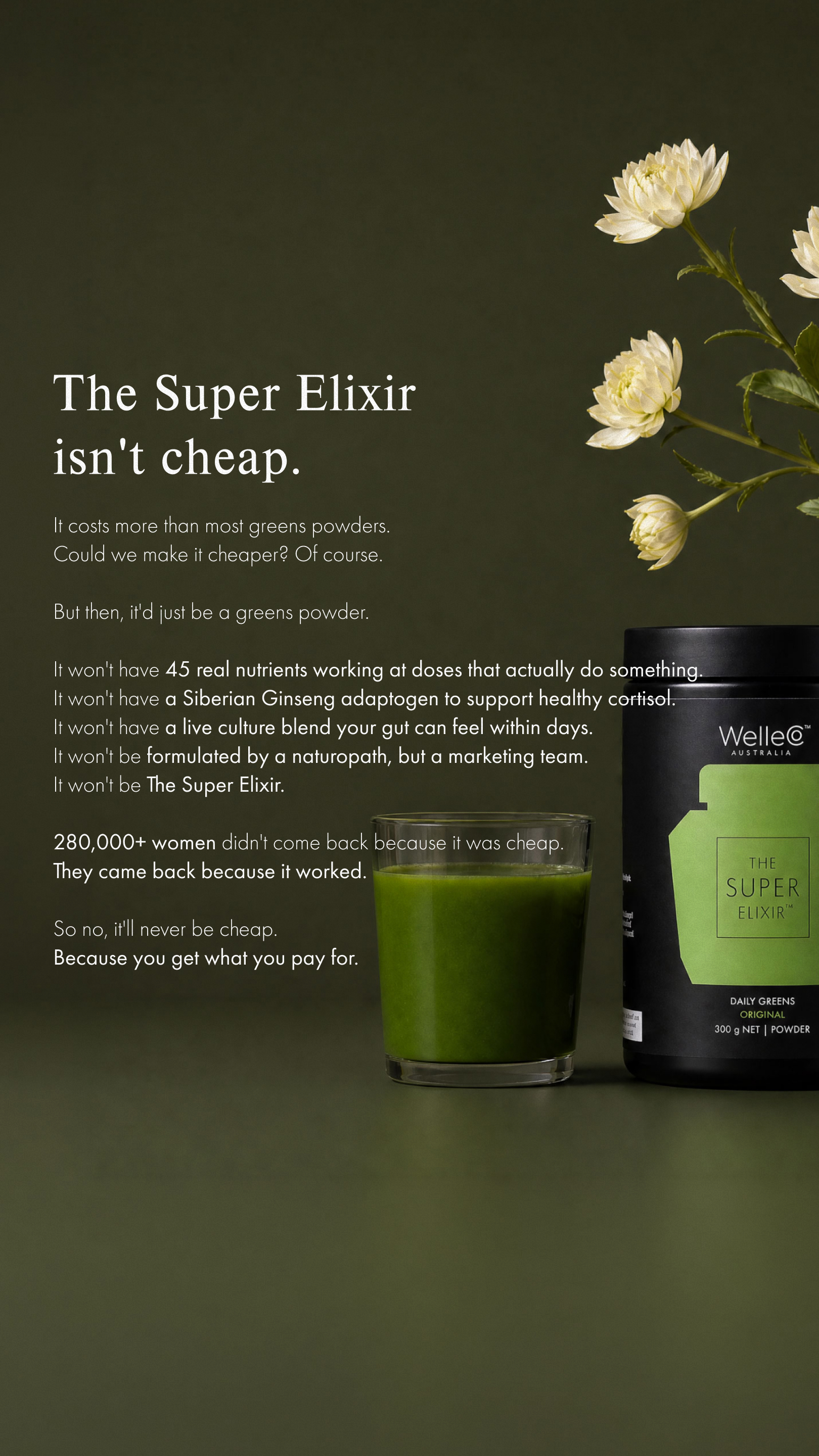 WelleCo Facebook ad