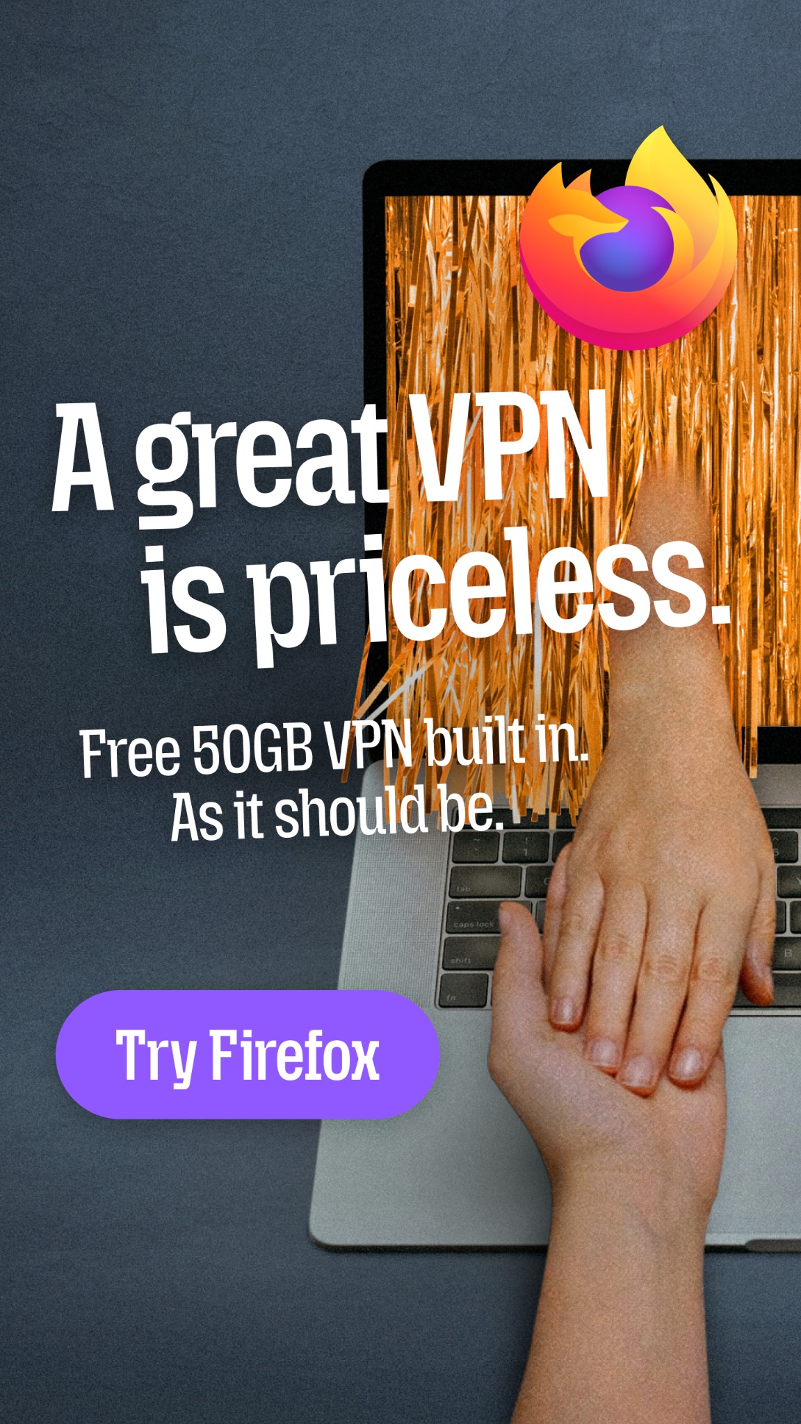 Firefox Facebook ad