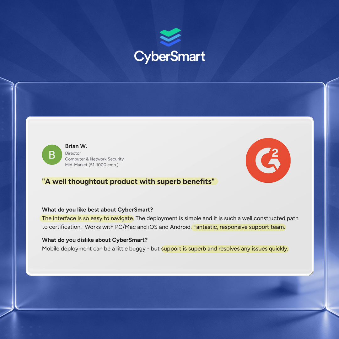 CyberSmart Facebook ad: 1,000+ UK MSPs Trust CyberSmart