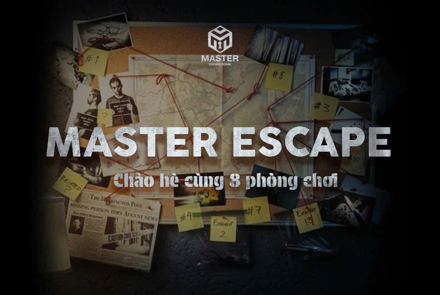 Master Escape Facebook ad: MENU 8 PHÒNG CHƠI CỰC CHẤT TẠI MASTER…