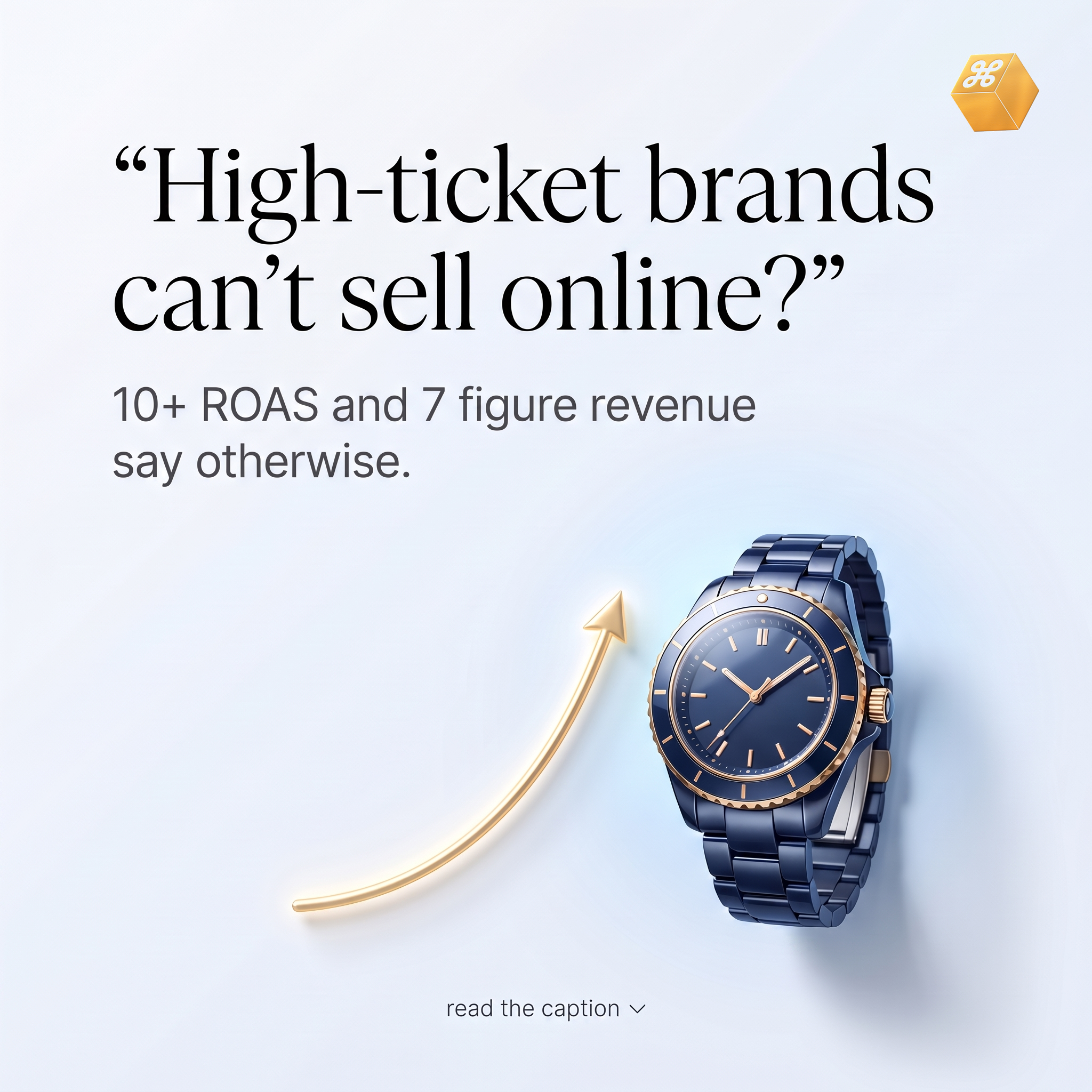 Command Ads Facebook ad: From Zero to 10+ ROAS