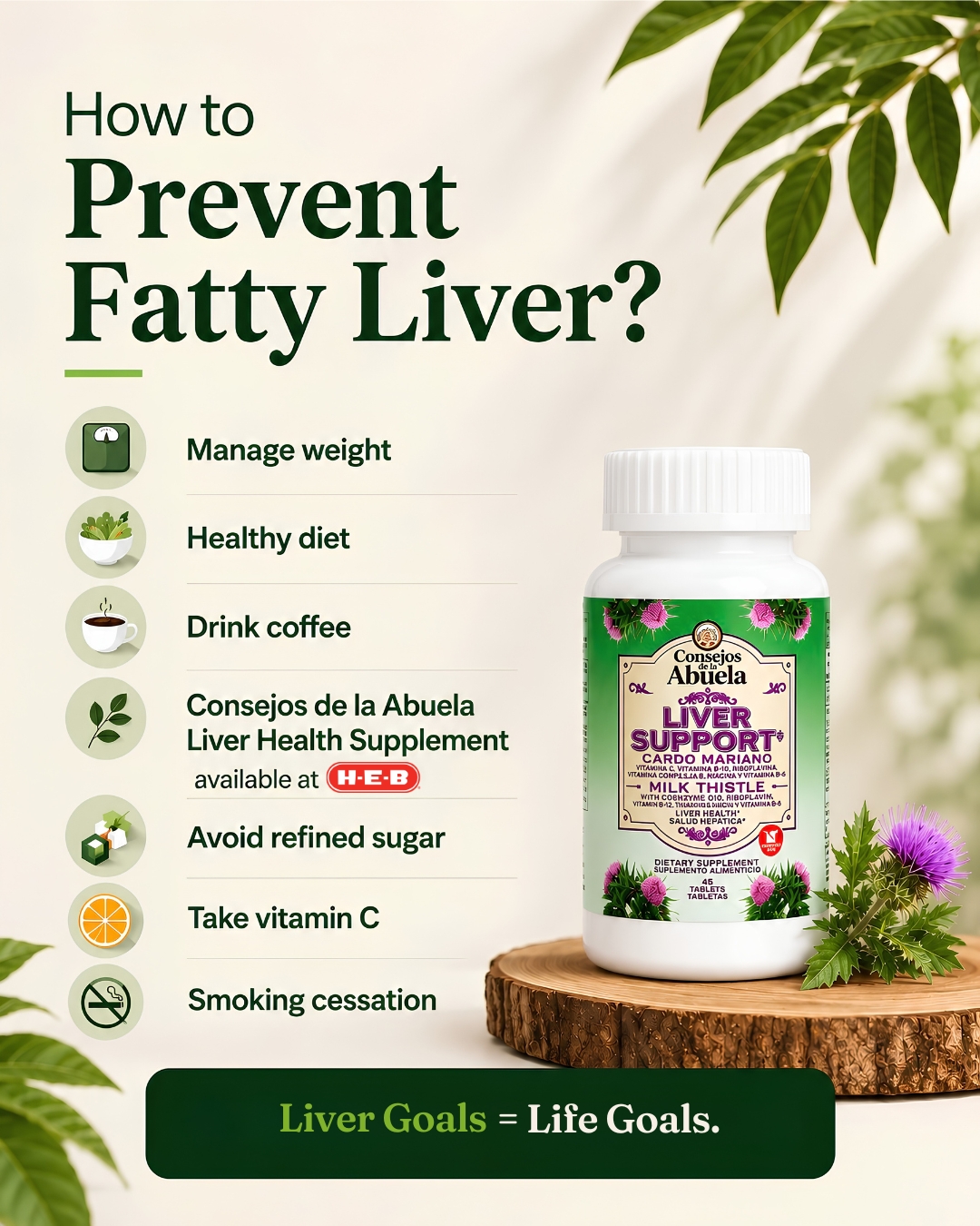 Consejos de la Abuela Facebook ad: How to Prevent Fatty Liver?