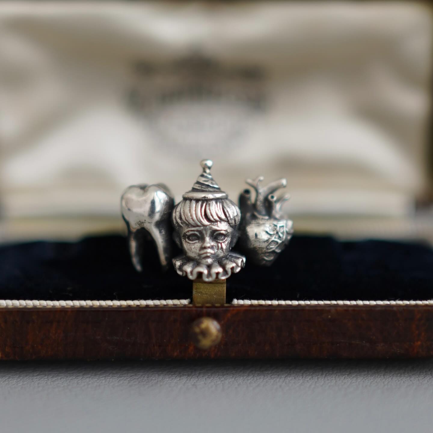 Shop Little Thing Facebook ad: Joker Heart Tooth Ring