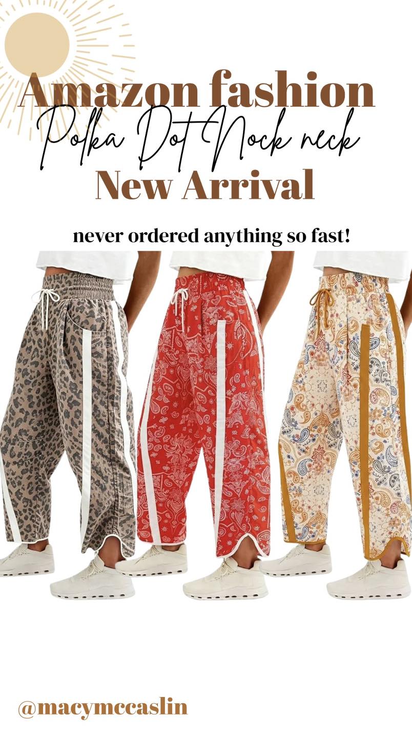 Macy McCaslin Facebook ad: Amazon fashion viral FP inspired pants NEW ARRIVAL…
