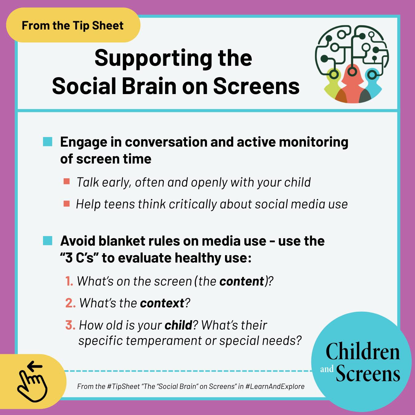 Children and Screens: Institute of Digital Media and Child Development Facebook ad