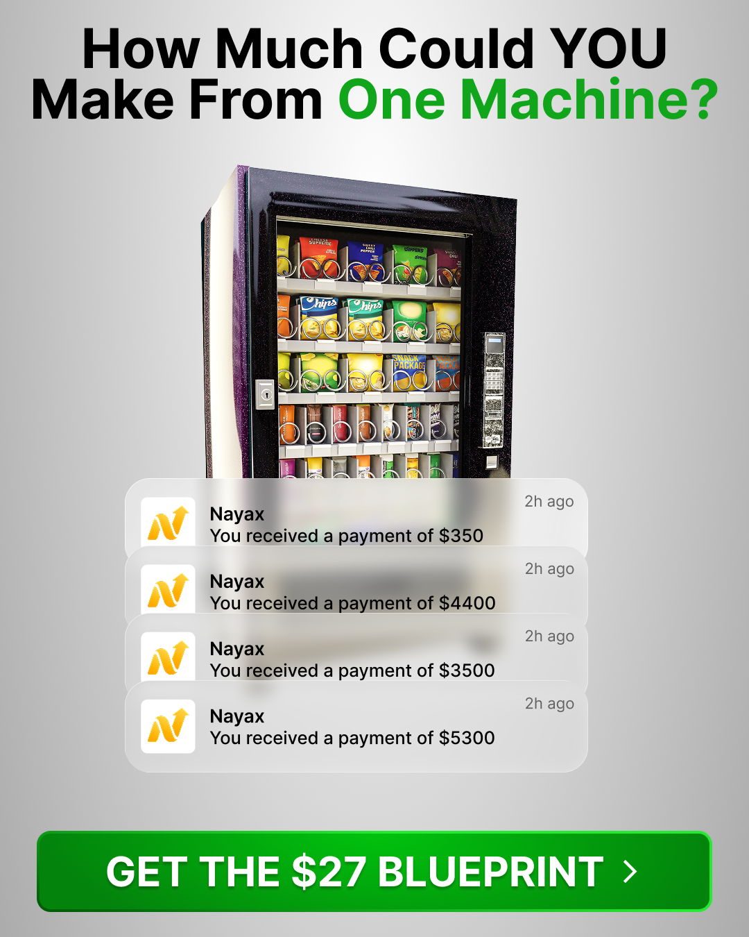 Vendingpreneurs Facebook ad