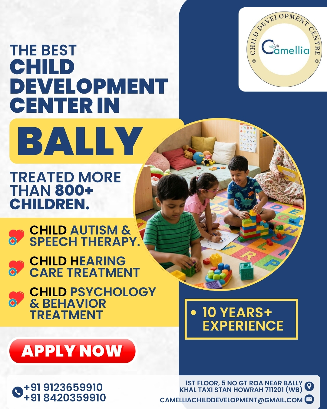 Camellia Child Development Centre Facebook ad: Best Child Development Center In Bally