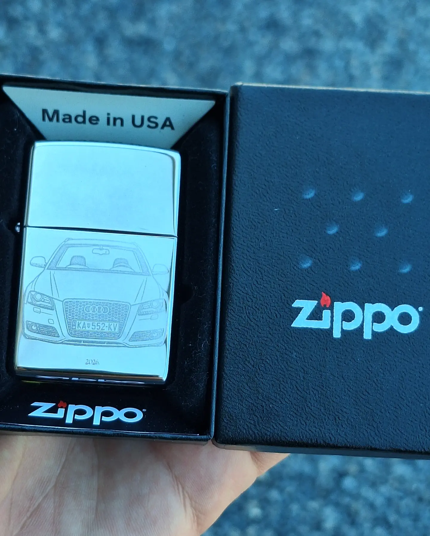 Larus Pokloni Facebook ad: Original Zippo upaljač s graviranjem po Vašoj želji