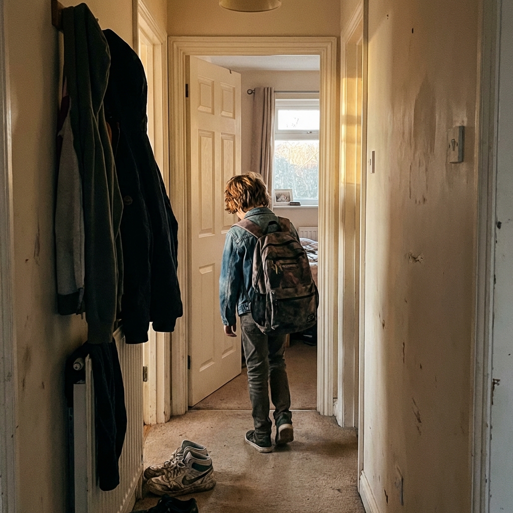 KidsLane Facebook ad: He came home quiet every day for a year.
