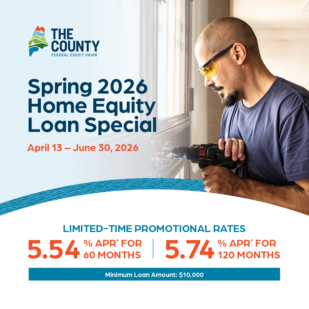 The County Federal Credit Union Facebook ad: Home Equity Special