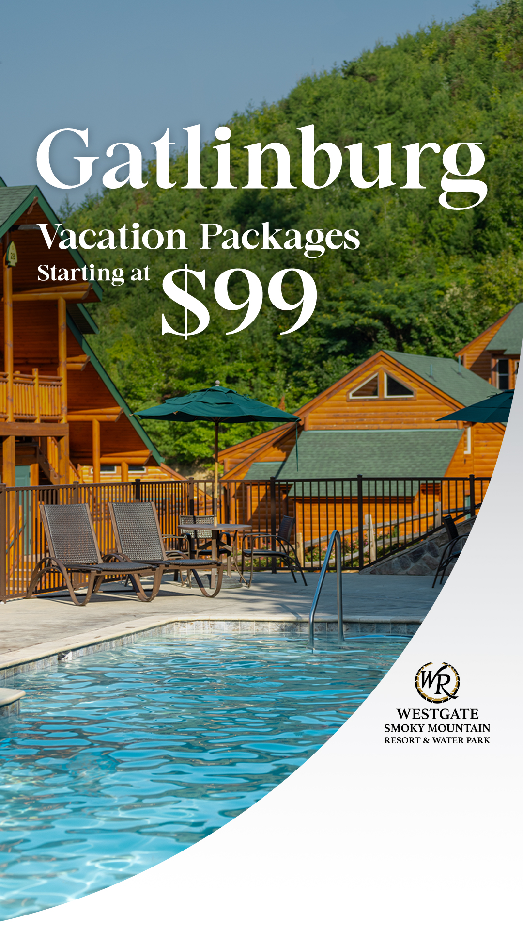 Westgate Smoky Mountain Resort & Water Park Facebook ad