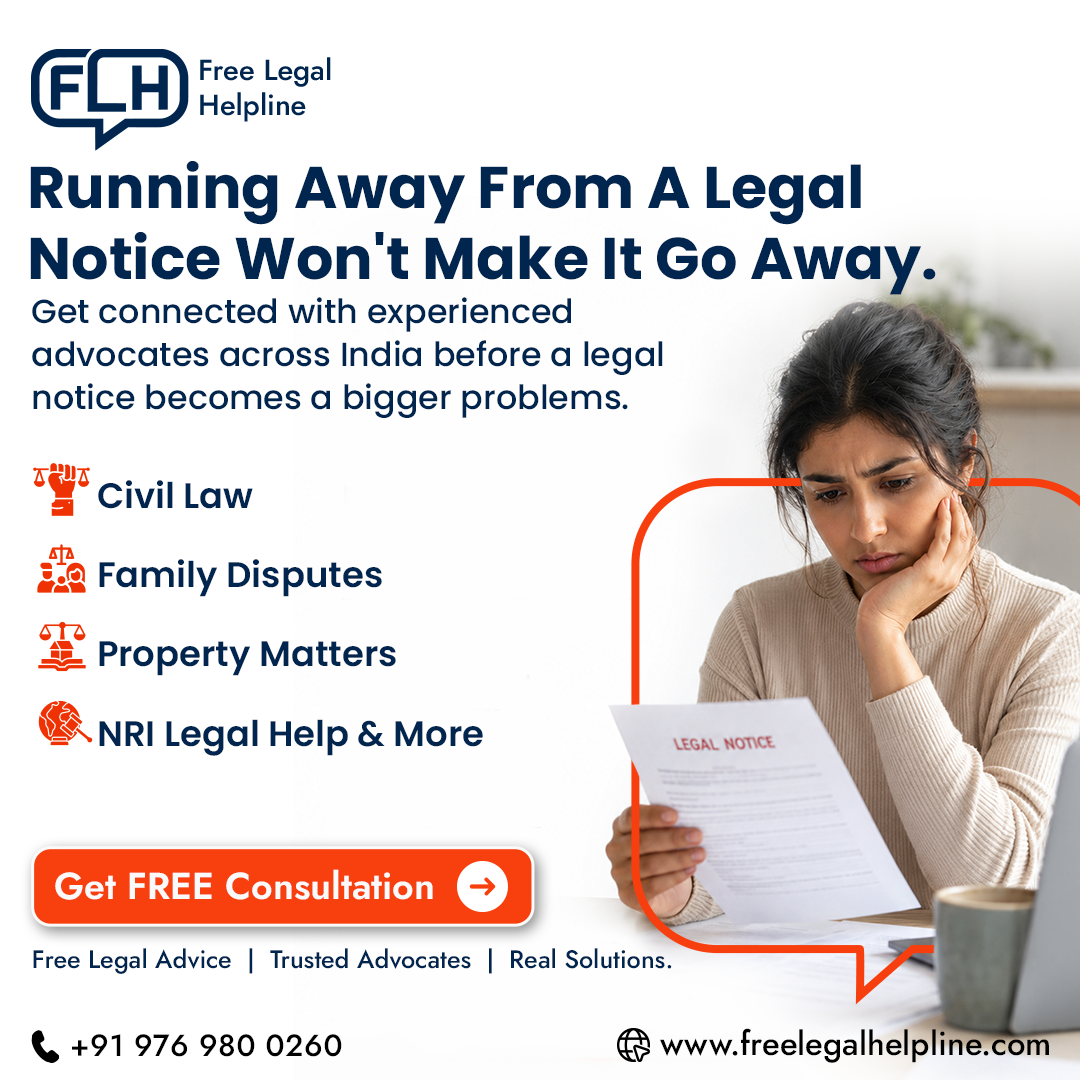 Free Legal Helpline Facebook ad: Received a legal notice and don't know what…