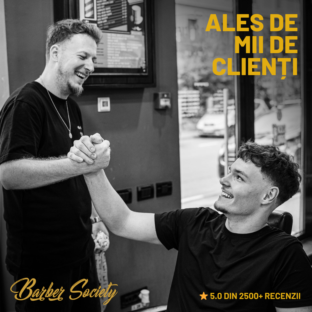 Barber Society Facebook ad from Feb 11, 2026
