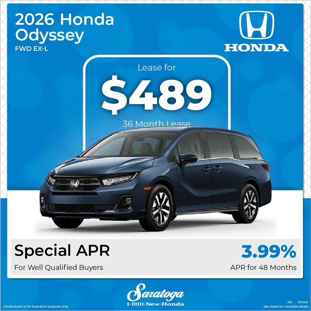 Saratoga Honda Facebook ad: Big trips. Daily errands.