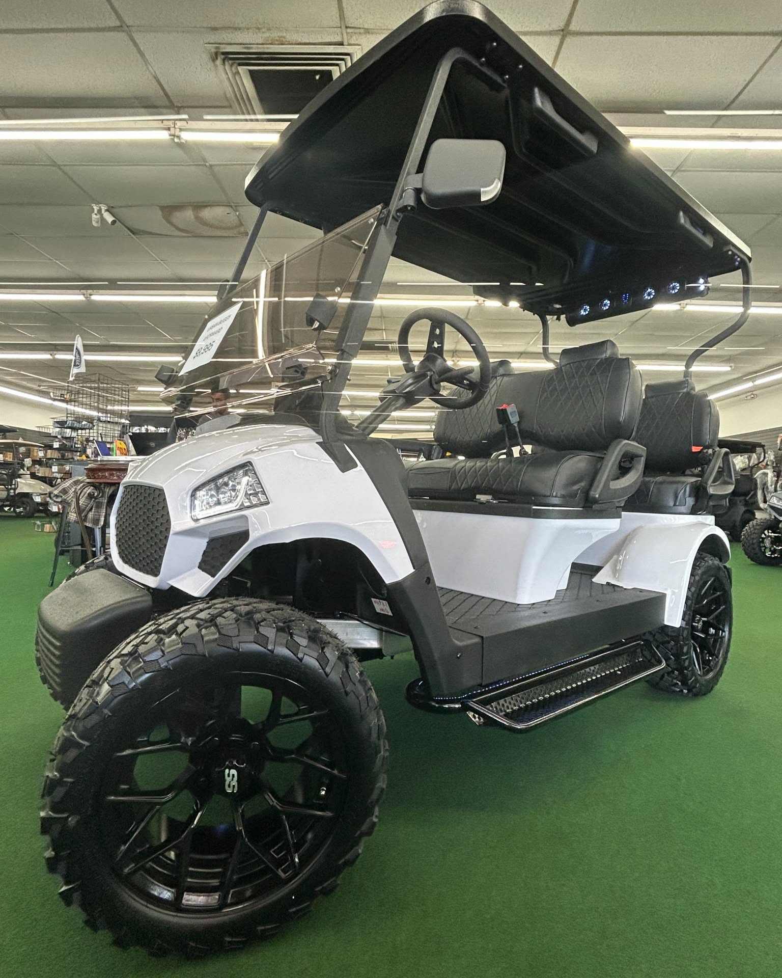 Tidewater Carts Facebook ad: New 2025 Lithium Lifted Golf Carts - Loaded