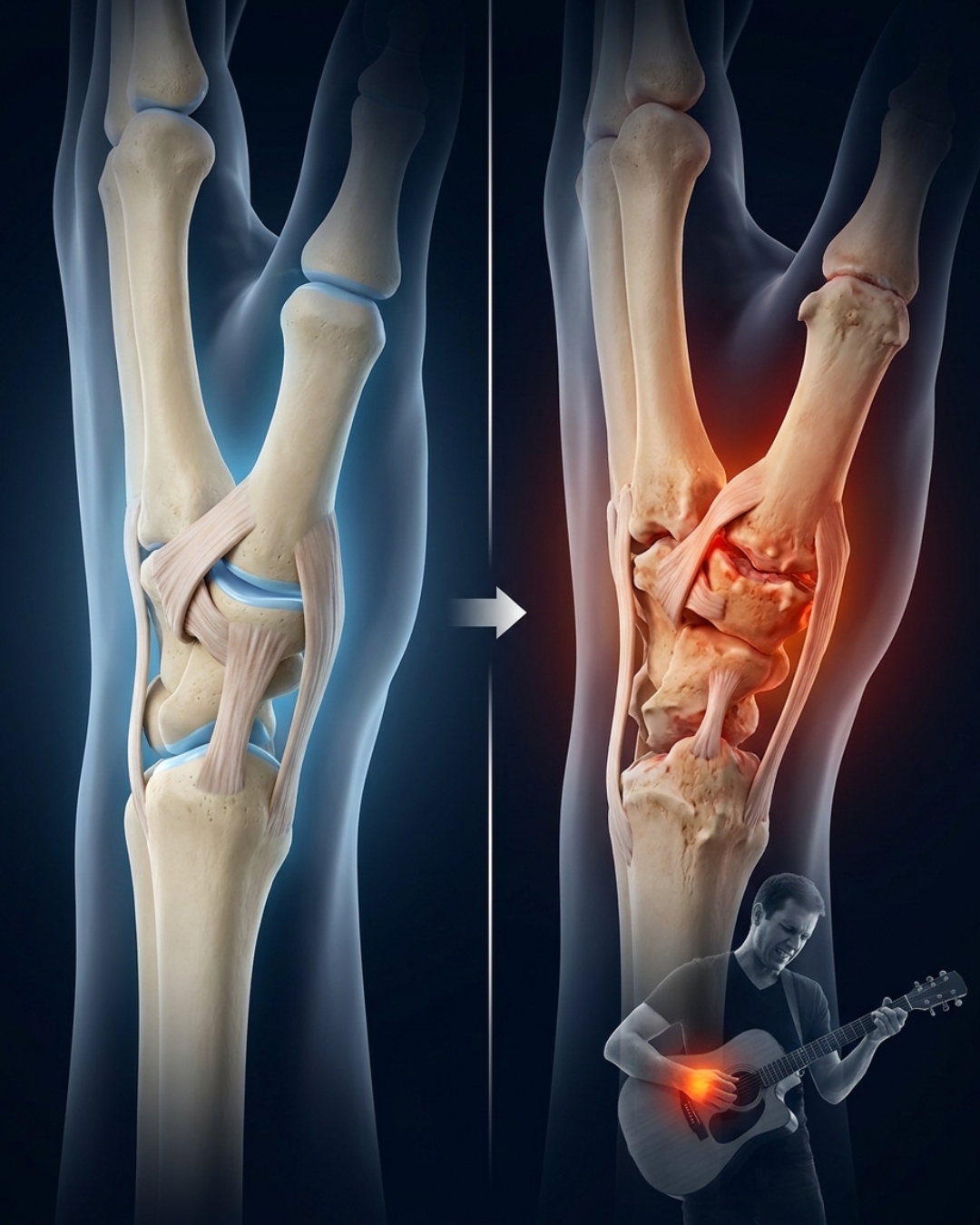 Dr Simmons, Hand Therapist Facebook ad: Thumb Pain Relief for Guitarists | CMC Support Brace for…