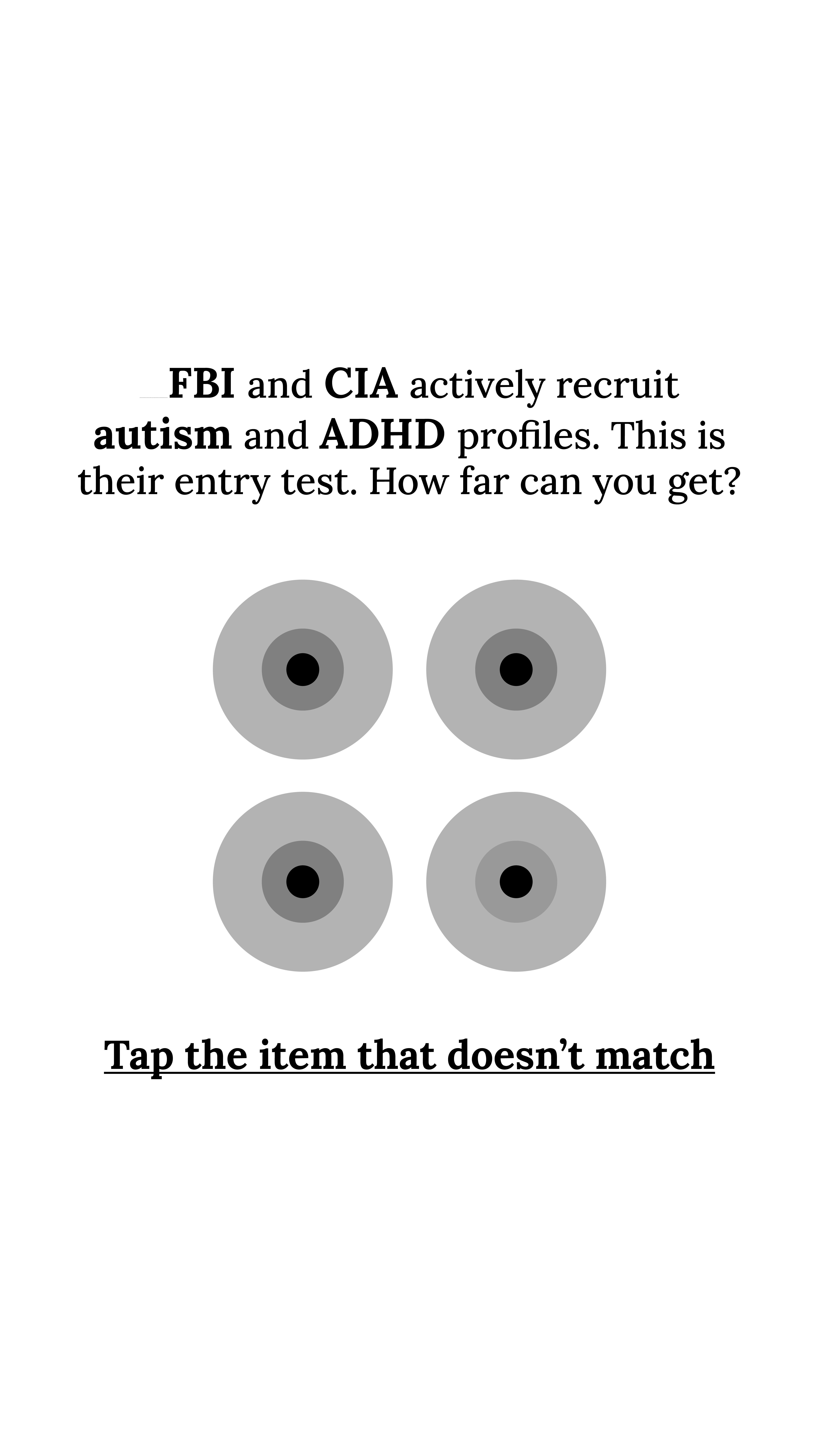 Brain Health Check Facebook ad