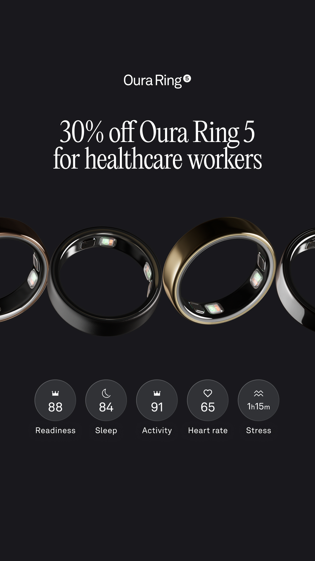 ŌURA Facebook ad