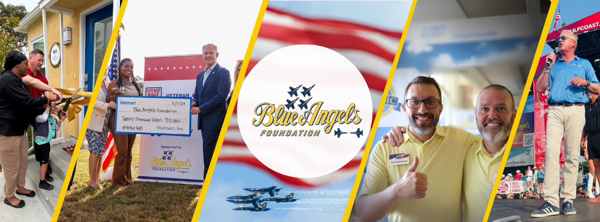 The Blue Angels Foundation Facebook ad: Join the Formation.