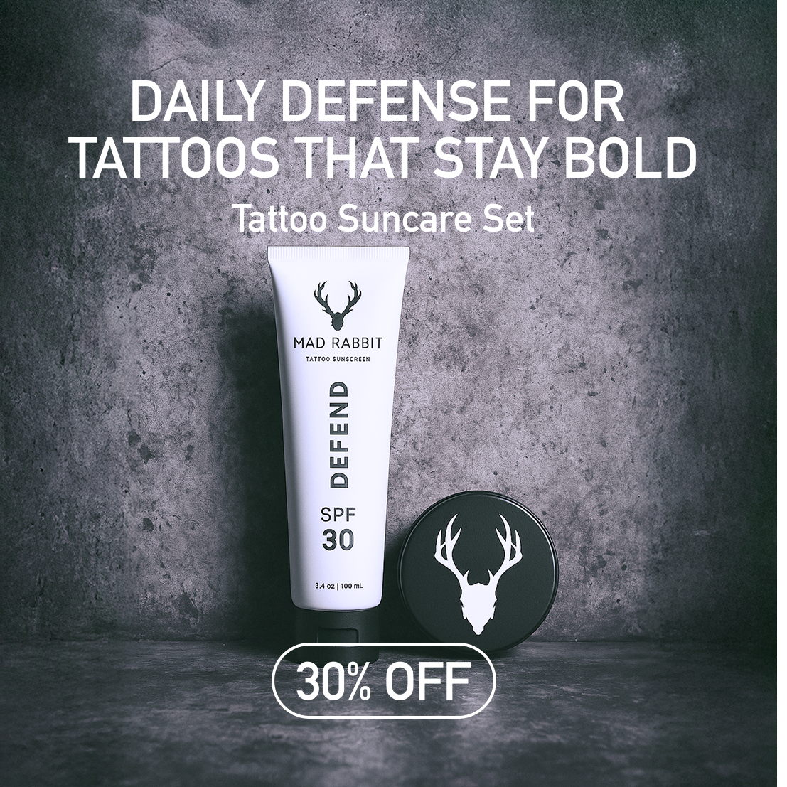 Mad Rabbit Tattoo Facebook ad
