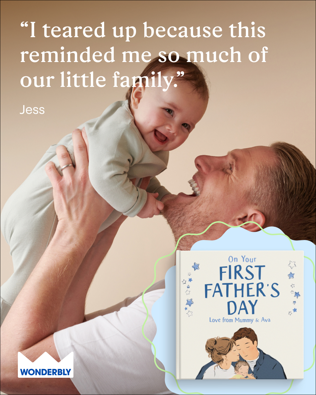 Wonderbly Facebook ad