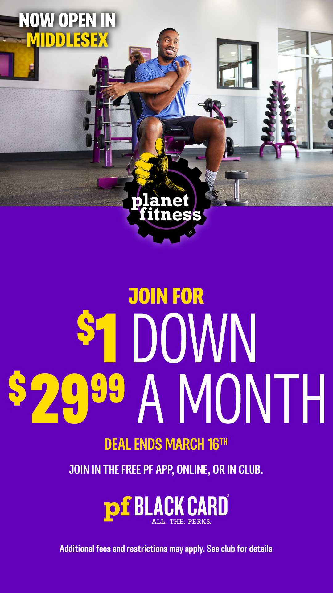 Planet Fitness Facebook ad