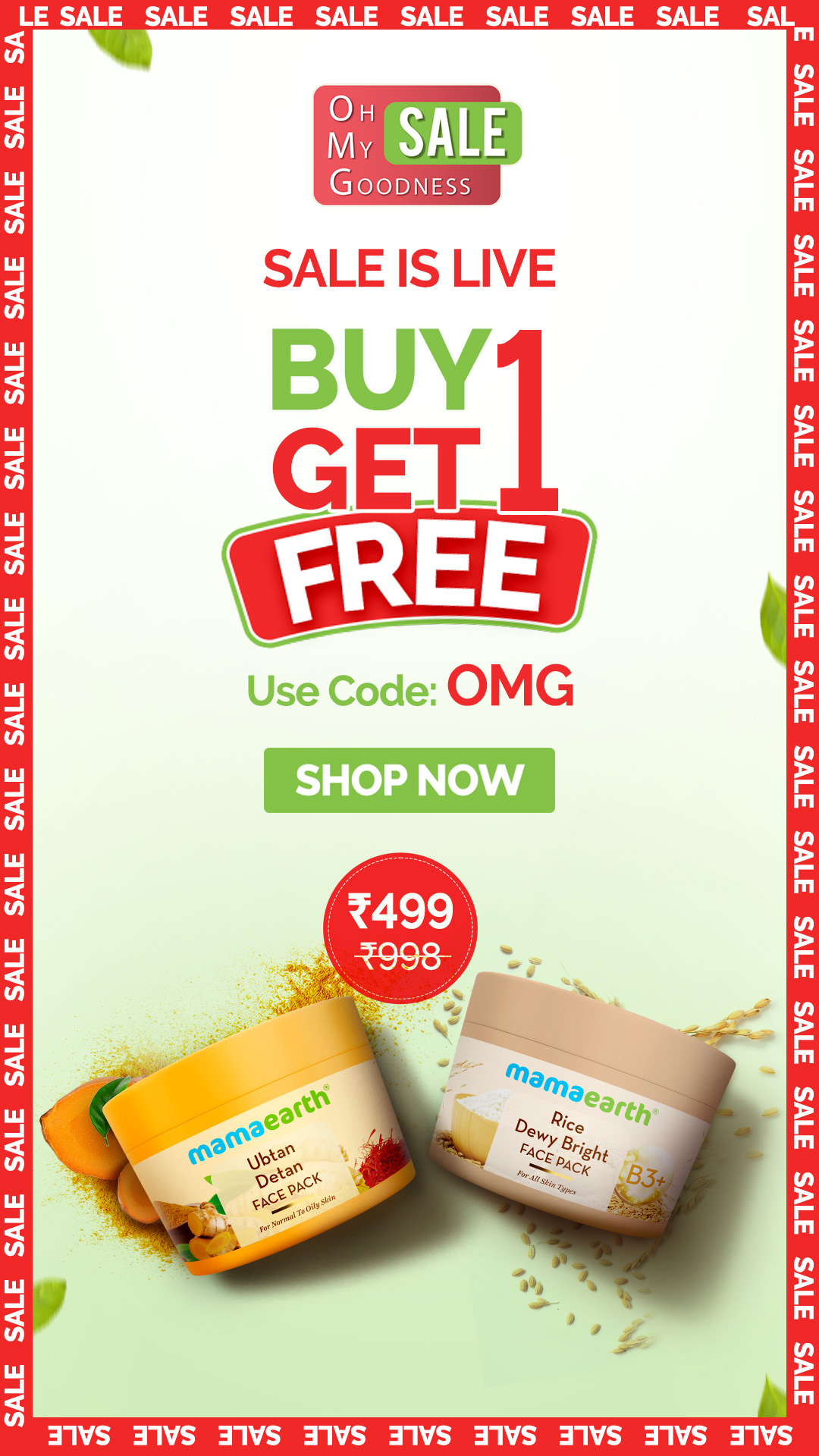 Mamaearth Facebook ad