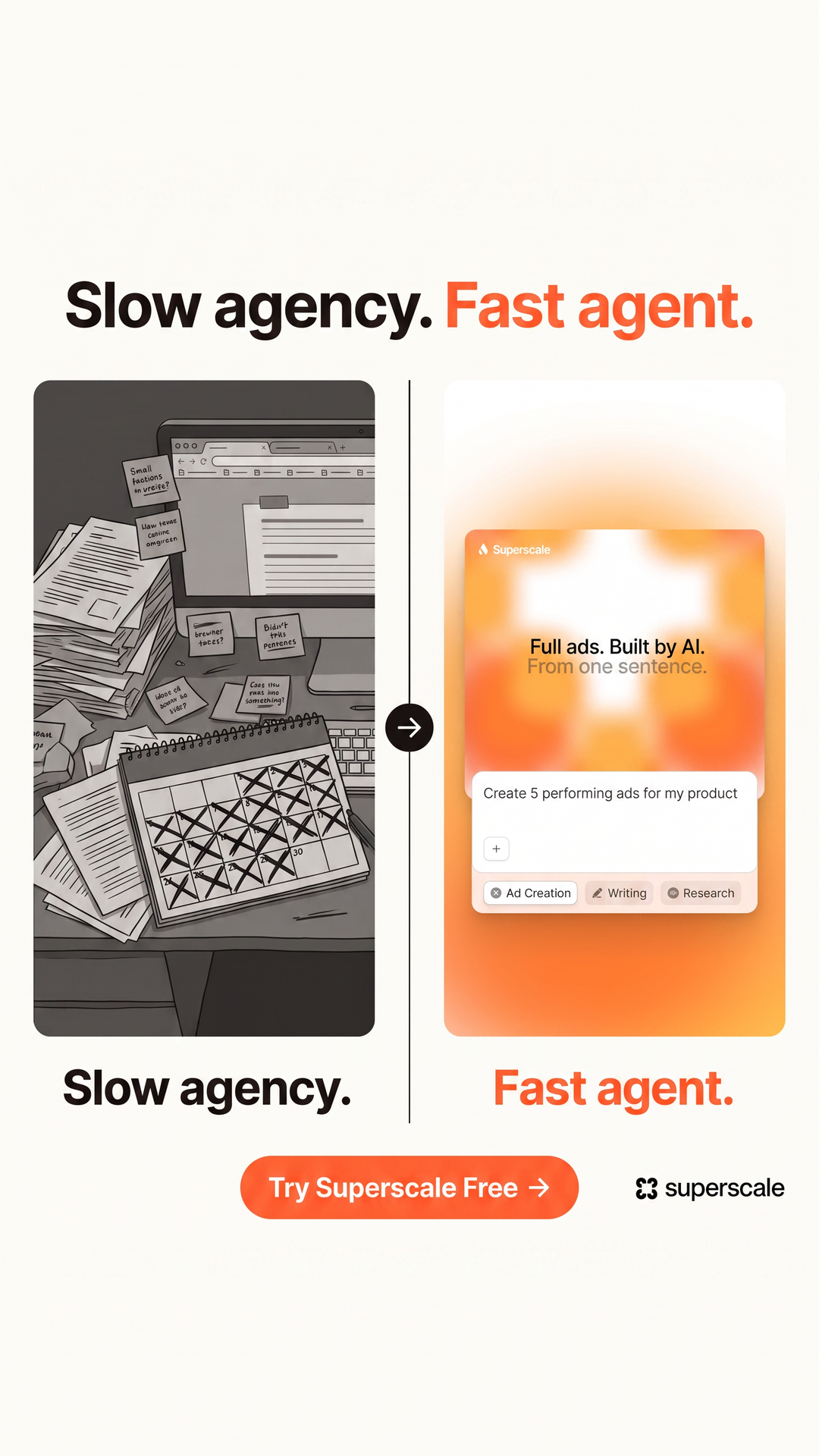 Superscale AI Facebook ad