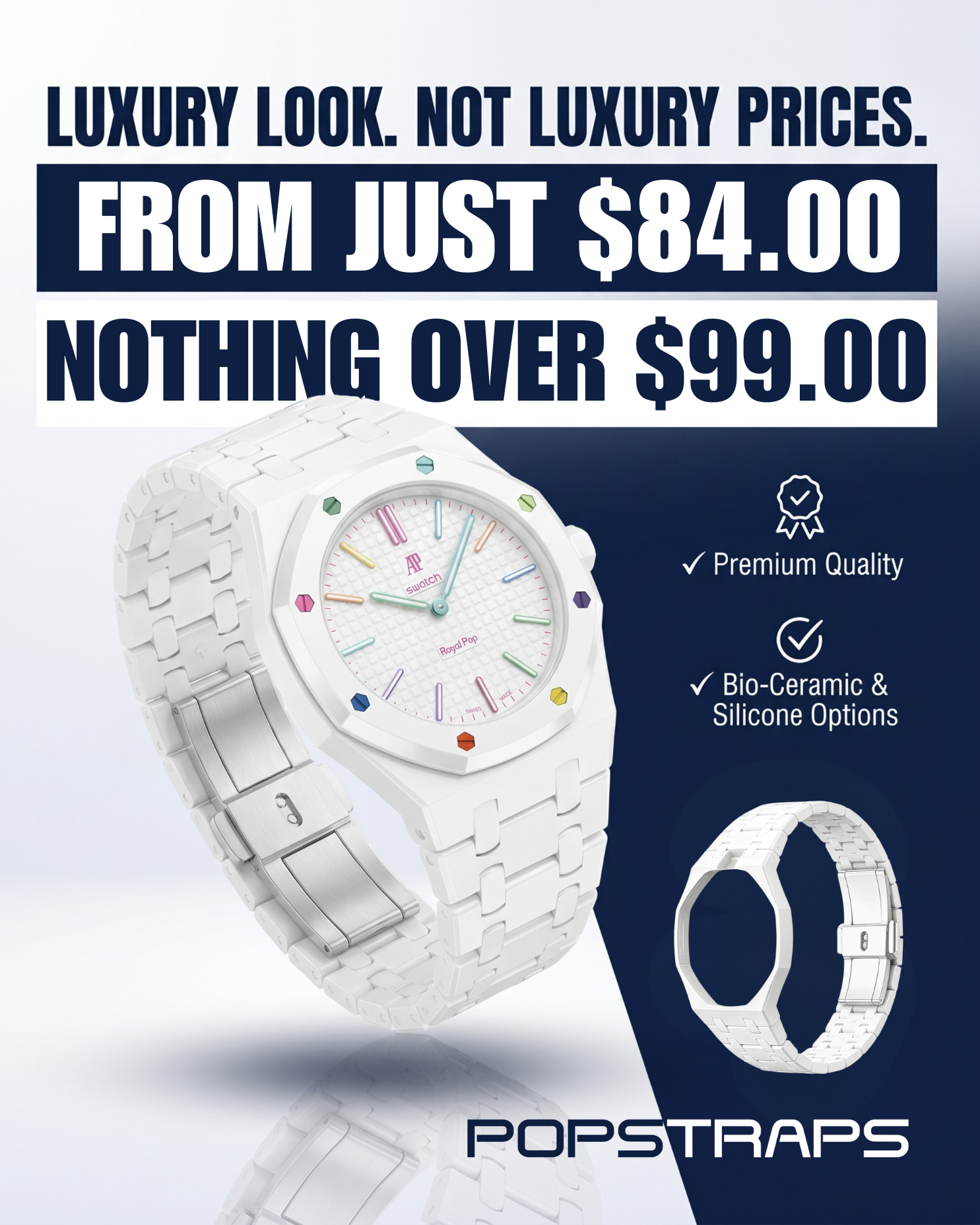 Popstraps Facebook ad