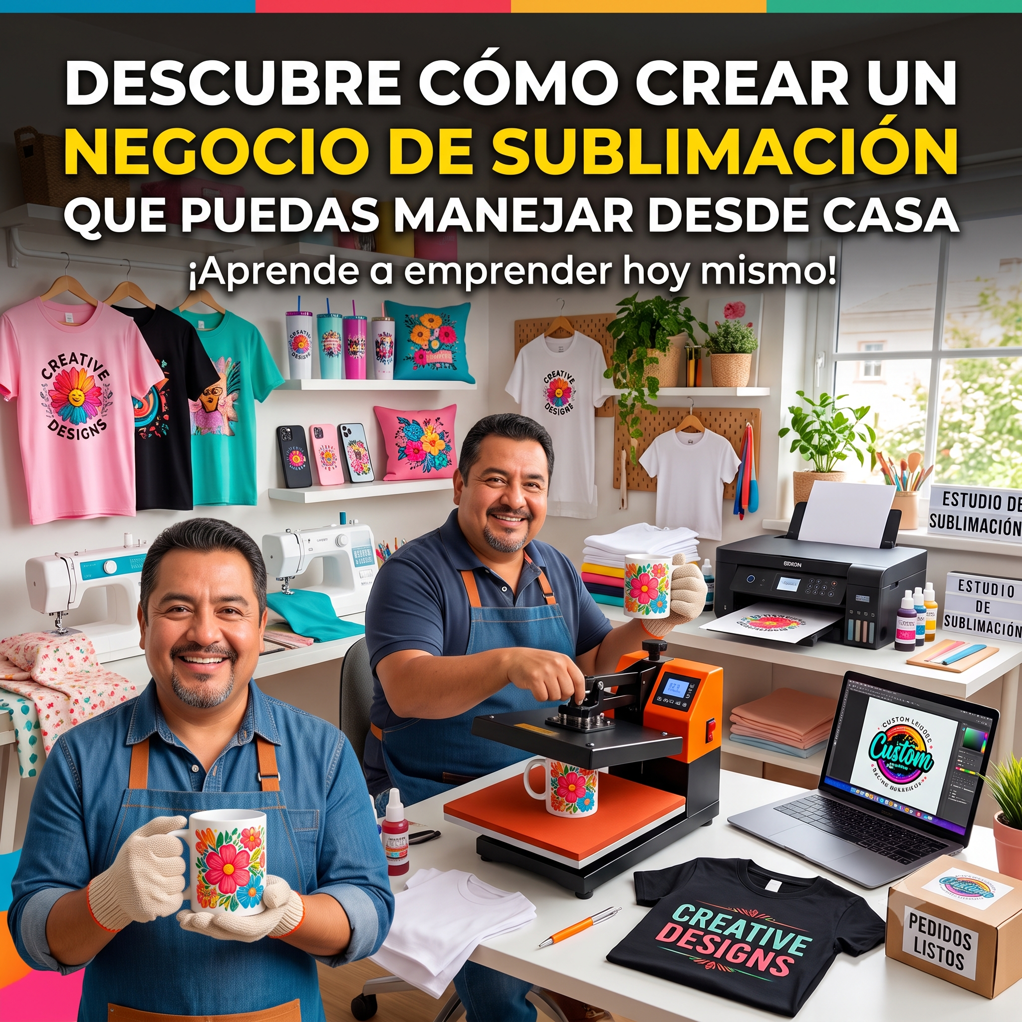 Gestión del Tiempo y Productividad Facebook ad: Aprende a crear tu negocio rentable de sublimación desde…