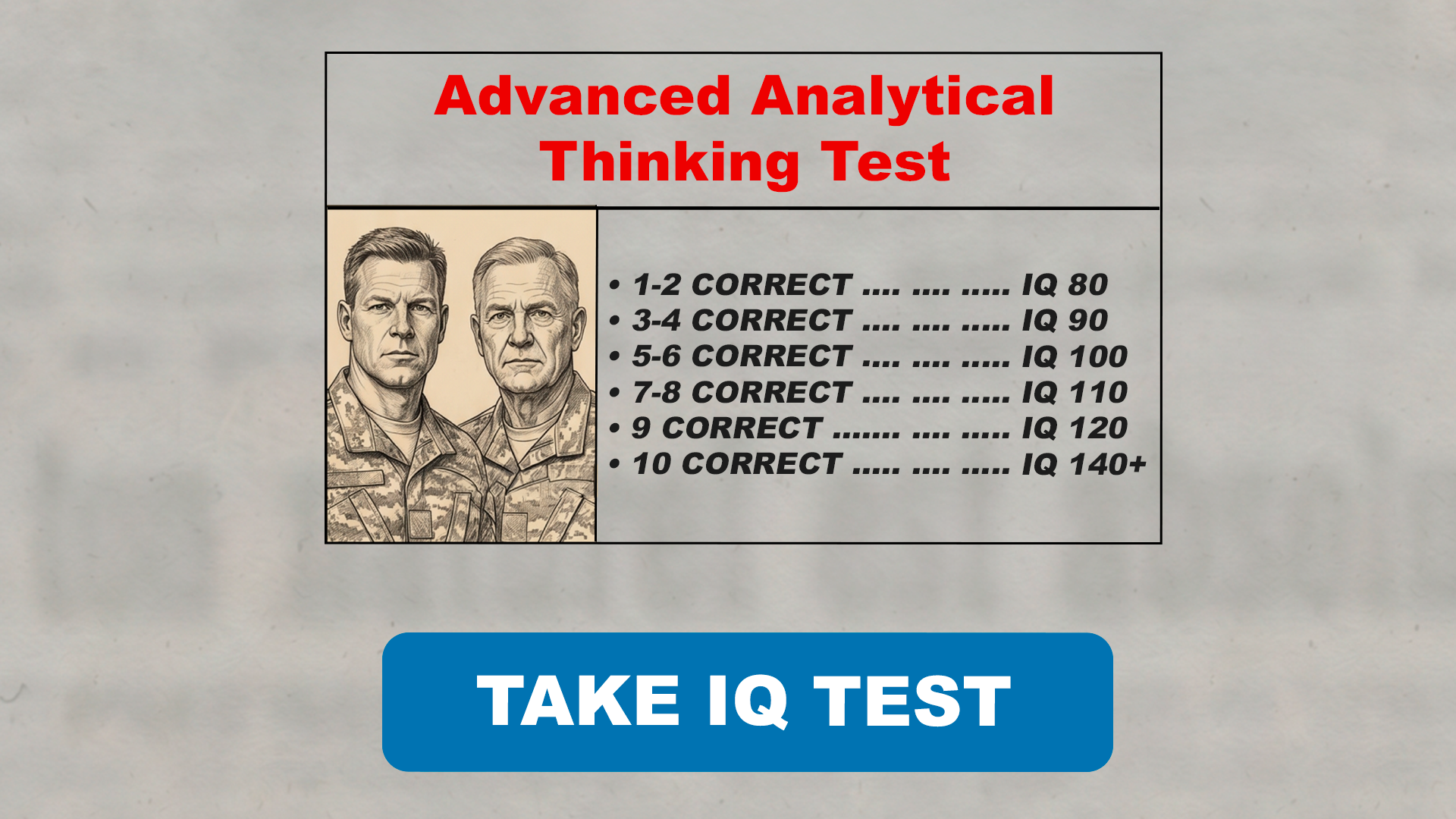 My IQ Facebook ad