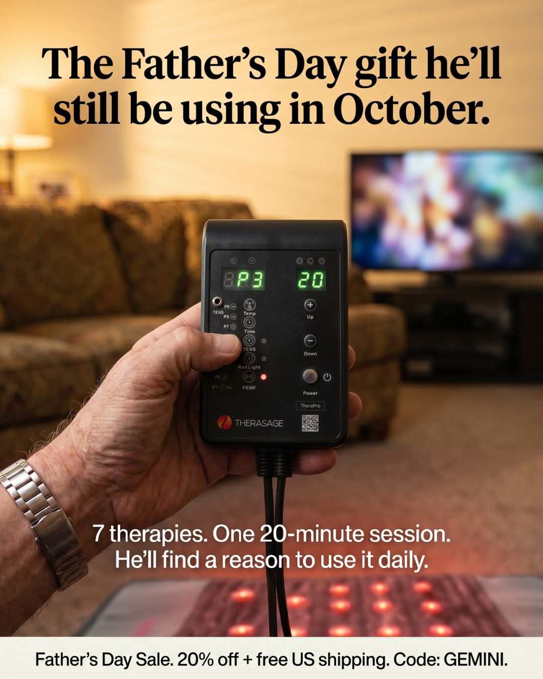 Therasage Facebook ad