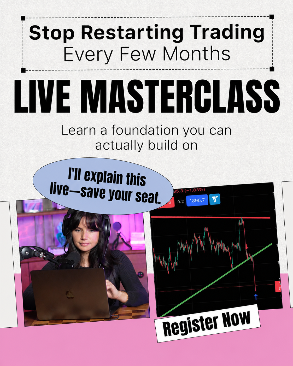 Tori Trades Facebook ad