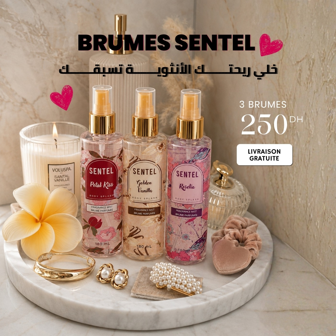 Sentel Facebook ad: Brume Sentel, ريحة + عناية