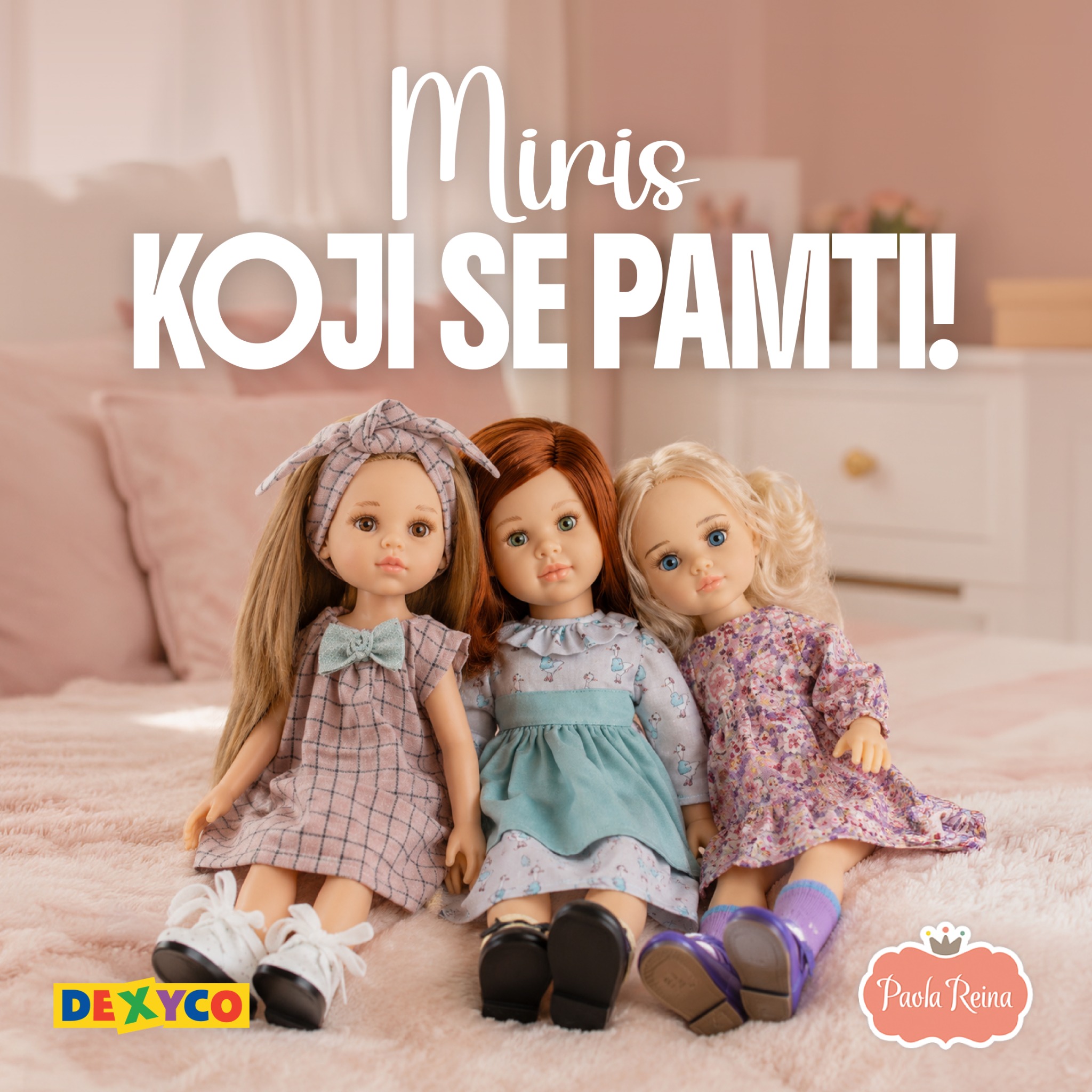 Dexy Co Facebook ad: Paola Reina - lutke sa prepoznatljivim mirisom vanile.