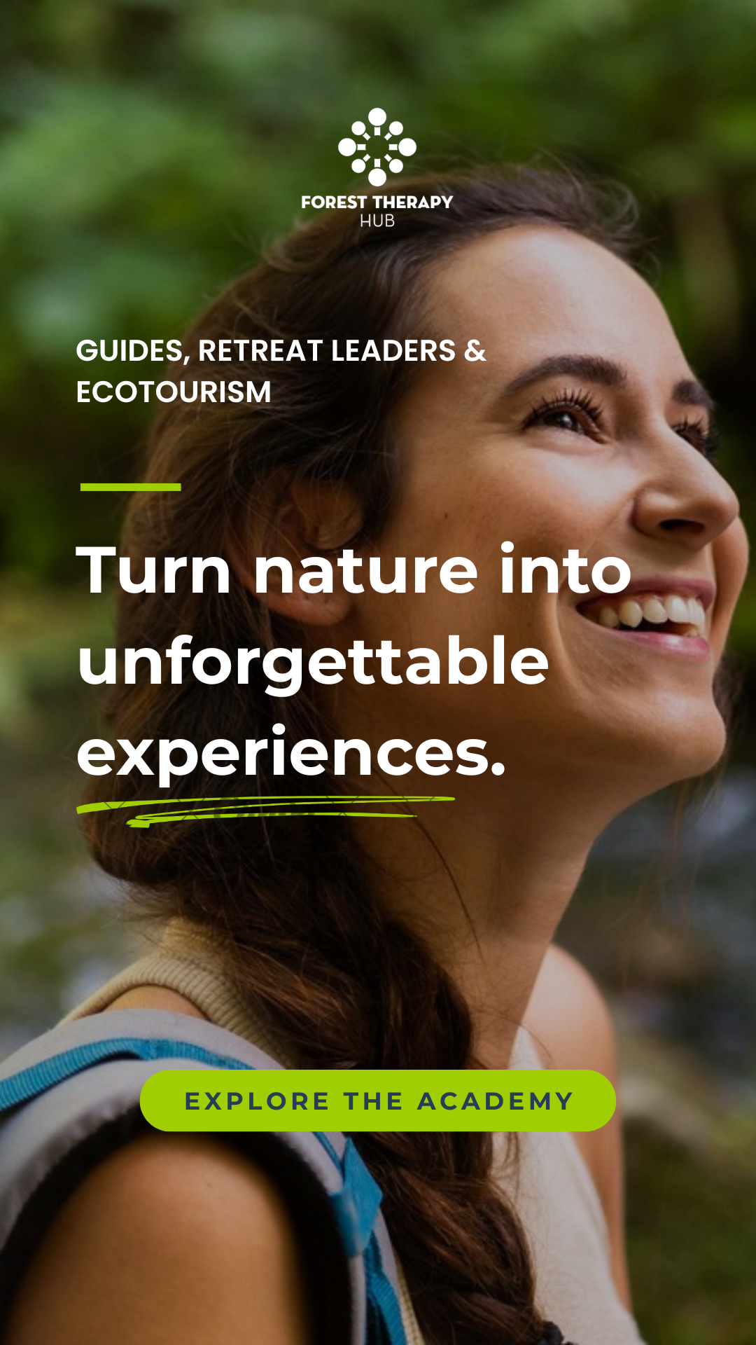 Forest Therapy Hub Facebook ad